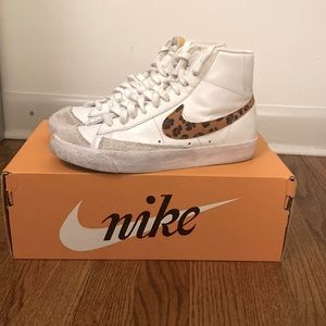 Leopard Nike Blazers